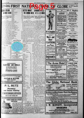 Page thumbnail for Daily Arizona Silver Belt