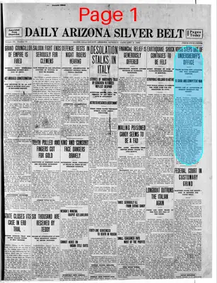 Page thumbnail for Daily Arizona Silver Belt