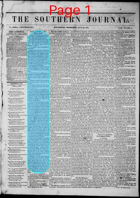 Page thumbnail for The Southern Journal