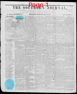 Page thumbnail for The Southern Journal