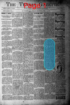 Page thumbnail for Tensas Gazette