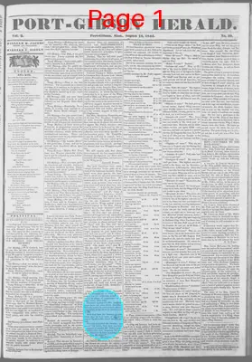 Page thumbnail for Port Gibson Herald