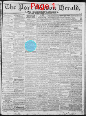 Page thumbnail for The Port Gibson Herald, And Correspondent