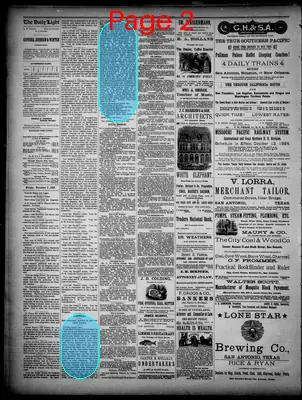 Page thumbnail for The San Antonio Light