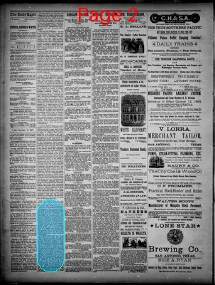 Page thumbnail for The San Antonio Light