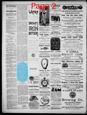 Page thumbnail for The San Antonio Light