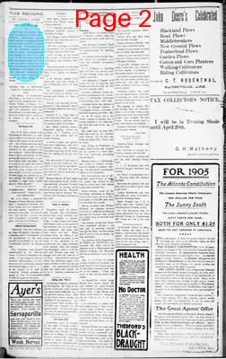Page thumbnail for Sharp County Record