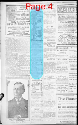 Page thumbnail for Sharp County Record