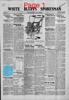 Page thumbnail for White Bluffs Spokesman