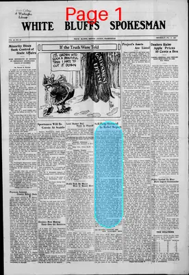 Page thumbnail for White Bluffs Spokesman