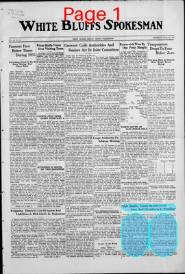 Page thumbnail for White Bluffs Spokesman