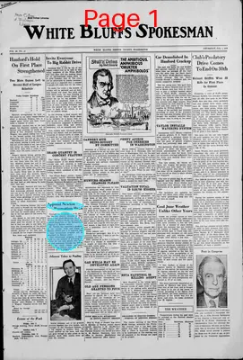 Page thumbnail for White Bluffs Spokesman