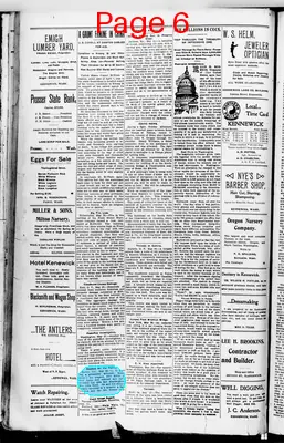 Page thumbnail for Columbia Courier