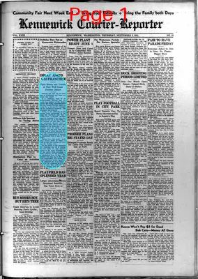 Page thumbnail for The Kennewick Courier Reporter