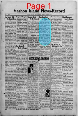 Page thumbnail for Vashon Island News Record