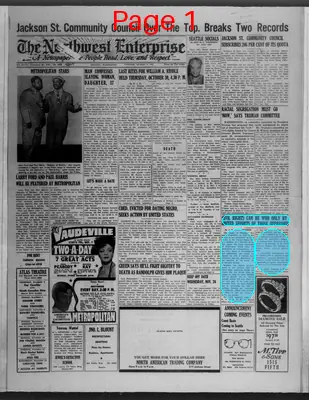 Page thumbnail for The Northwest Enterprise