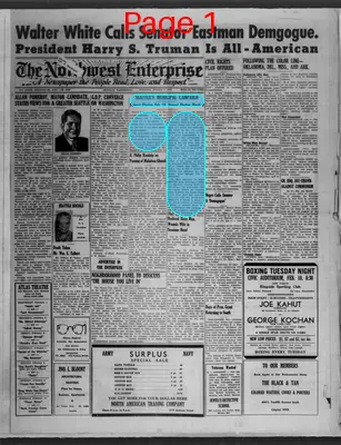 Page thumbnail for The Northwest Enterprise