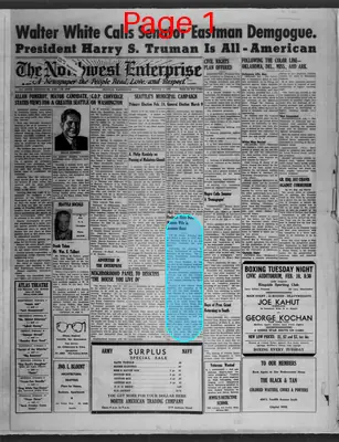 Page thumbnail for The Northwest Enterprise