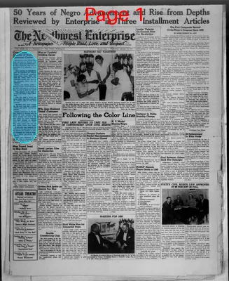 Page thumbnail for The Northwest Enterprise
