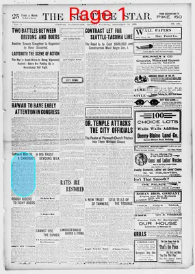 Page thumbnail for The Seattle Star