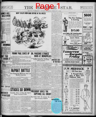 Page thumbnail for The Seattle Star