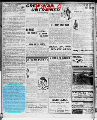 Page thumbnail for The Seattle Star