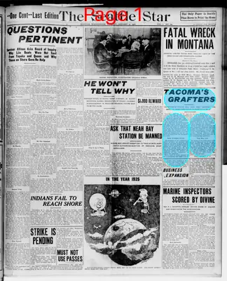 Page thumbnail for The Seattle Star