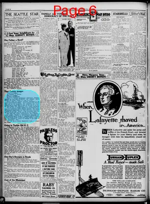 Page thumbnail for The Seattle Star