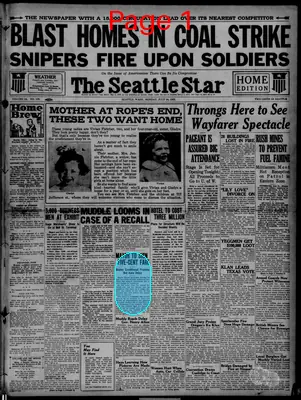 Page thumbnail for The Seattle Star