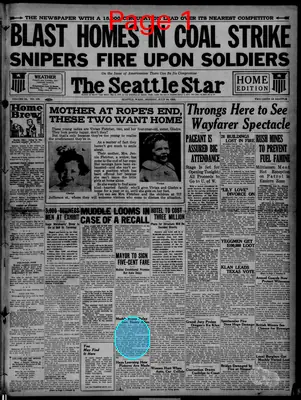 Page thumbnail for The Seattle Star