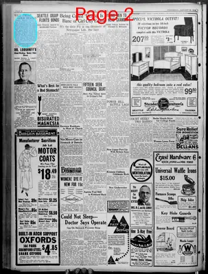 Page thumbnail for The Seattle Star