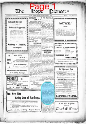 Page thumbnail for The Hope Pioneer