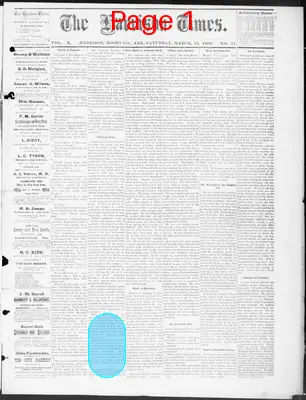 Page thumbnail for The Harrison Times