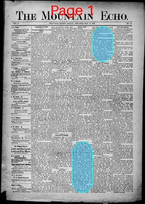 Page thumbnail for The Mountain Echo