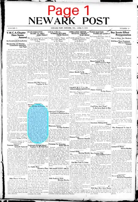 Page thumbnail for Newark Post