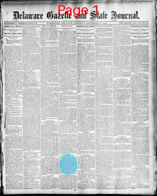 Page thumbnail for Delaware Gazette And State Journal