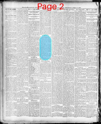 Page thumbnail for Delaware Gazette And State Journal