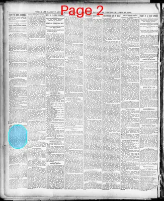 Page thumbnail for Delaware Gazette And State Journal
