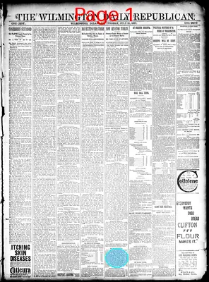 Page thumbnail for The Wilmington Daily Republican