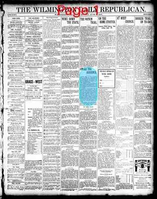 Page thumbnail for The Wilmington Daily Republican