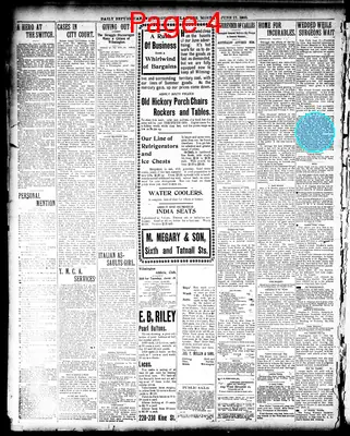 Page thumbnail for The Wilmington Daily Republican