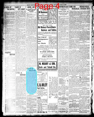 Page thumbnail for The Wilmington Daily Republican