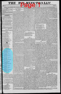 Page thumbnail for The Wilmingtonian