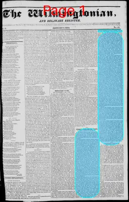Page thumbnail for The Wilmingtonian, And Delaware Register