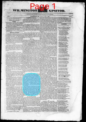 Page thumbnail for Wilmington Expositor