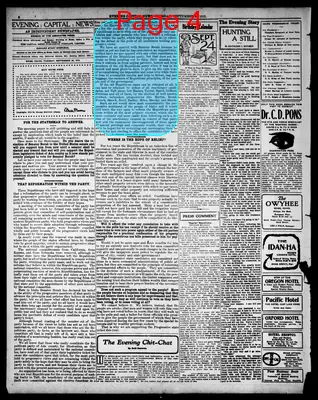 Page thumbnail for Evening Capital News