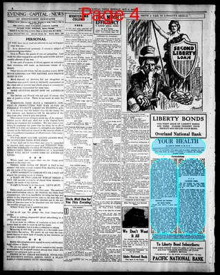Page thumbnail for Evening Capital News