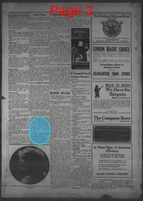 Page thumbnail for The Gem Worker And The Idaho Labor Herald
