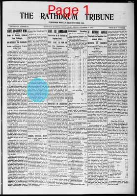 Page thumbnail for The Rathdrum Tribune