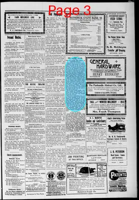 Page thumbnail for The Rathdrum Tribune